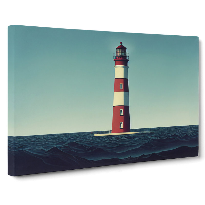 Stupendous Lighthouse - Wrapped Canvas, 40cm H x 60cm W x 3cm D