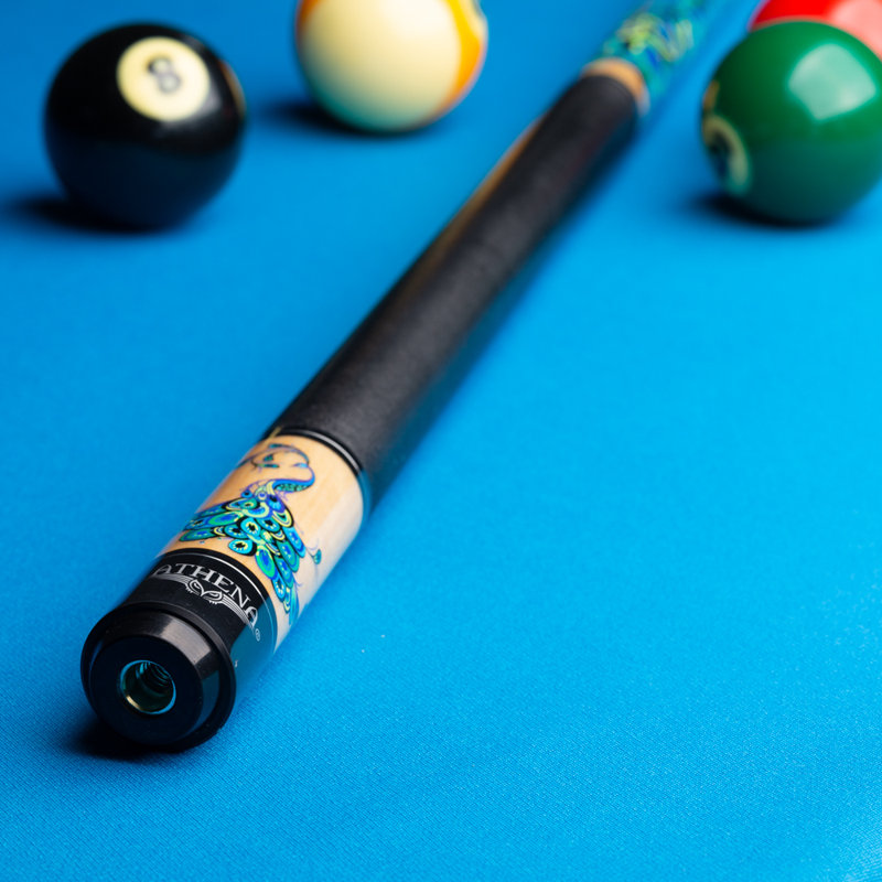 Athena 21oz Birdseye Maple Peacock Pool Cue