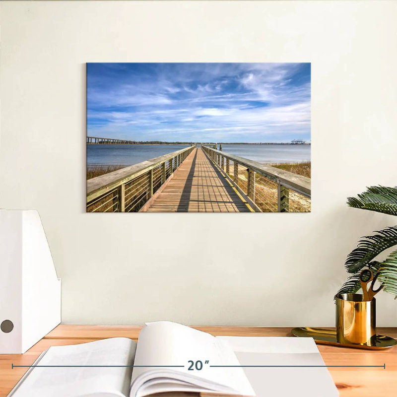Aletra Daniel Island Pier, 8" H x 12" W
