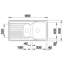 Bonus 95 x 50cm Double Bowl Inset Kitchen Sink
