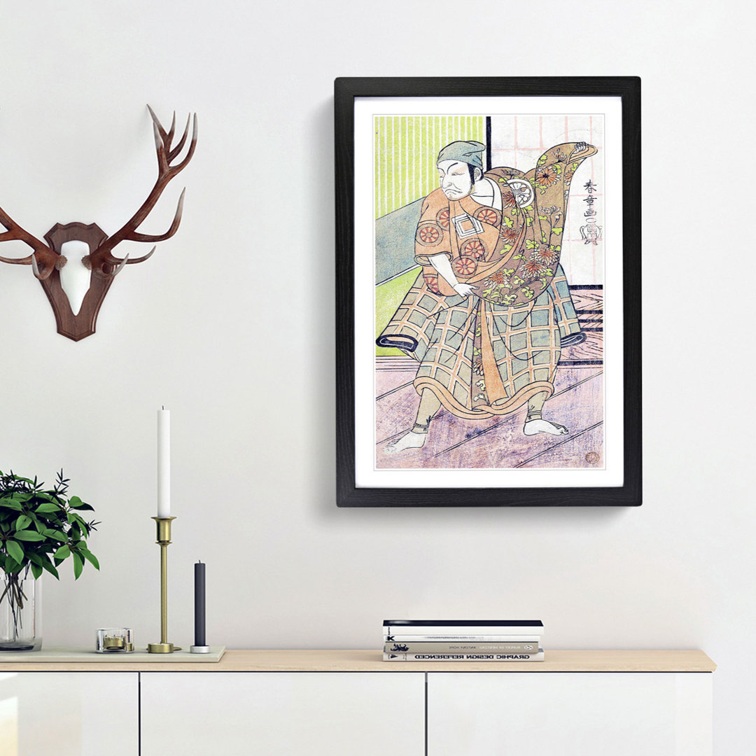 The Fourth Ichikawa Danjuro by Katsukawa Shunsho - Picture Frame Painting Print