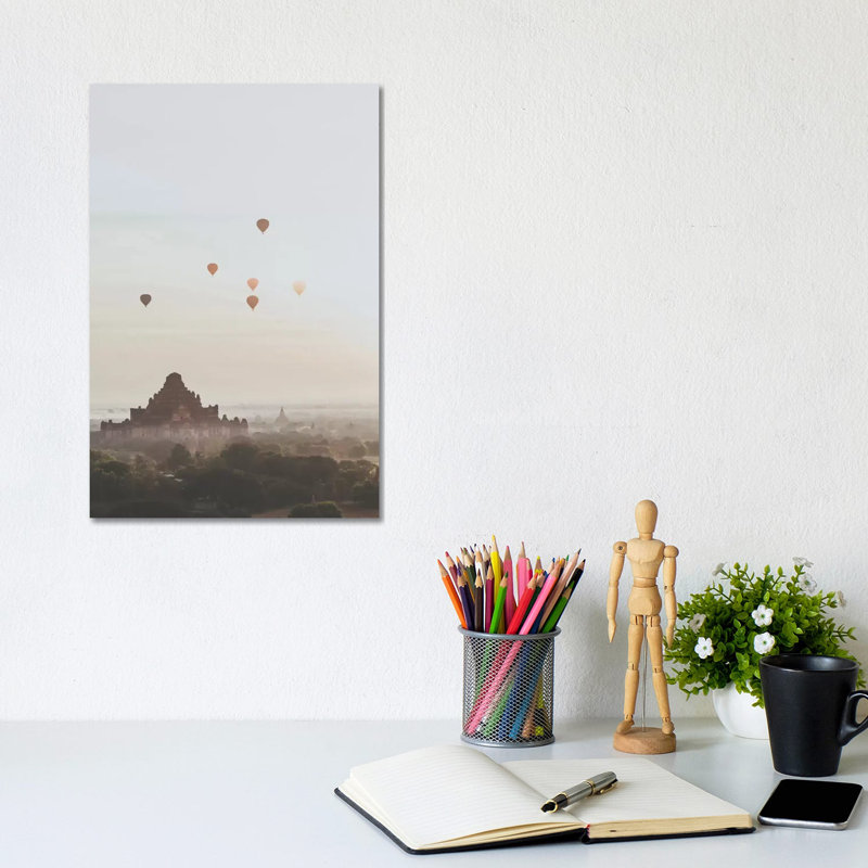 Bagan, Myanmar II 1 Piece Wrapped Canvas Wall Art, 20.32 cm H x 30.48 cm W