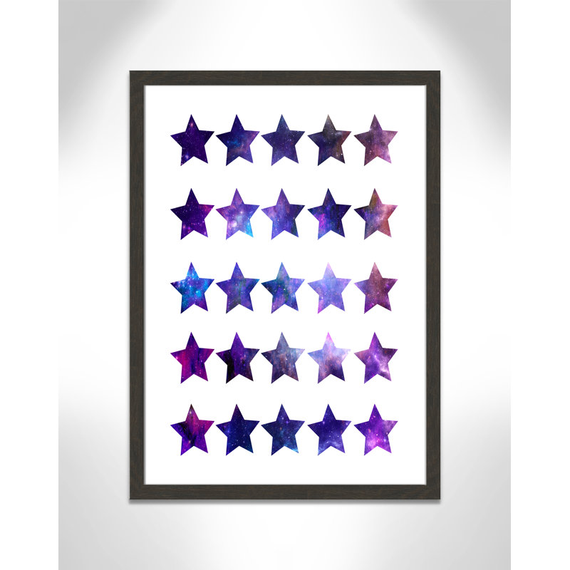 Décoration murale pour enfants rockin, H 36,5 po x l 26,5 po x P 0,63 po, Cadre boîte à grain de bois noir