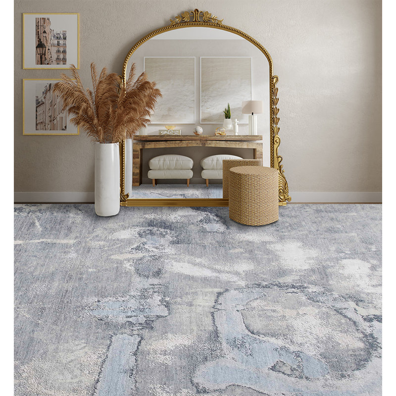 Hand Knotted Area Rug, Rectangle 9' x 12'