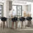 26" Upholstered Swivel Bar and Counter Stool with Wood Frame-325913604