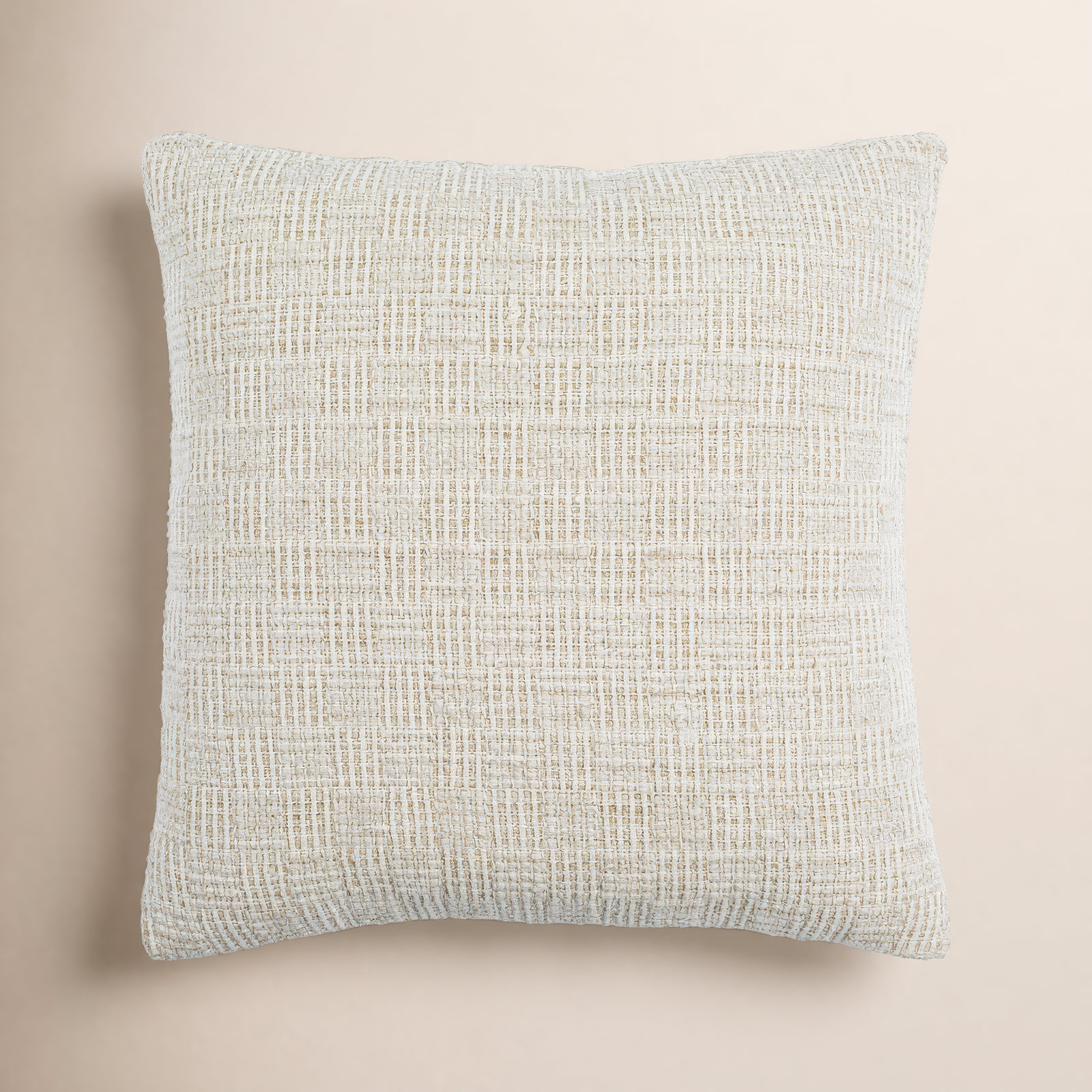 Cadena Textured Throw Pillow, Down, Square, 18" x 18"