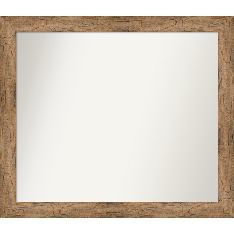 Timmy Solid Wood Wall Mirror, Rectangle, 37.5" x 43.5"