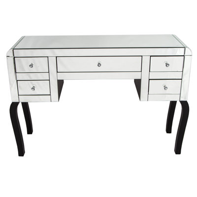 119cm Glass Console Table