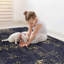 Tapis noir lavable 5 x 8 (noir et doré, 5 pi x 8 pi)-973764034