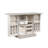 Expandable Solid Wood Mango Bar Cabinet with Stemware Rack & Bottle Storage-329738962