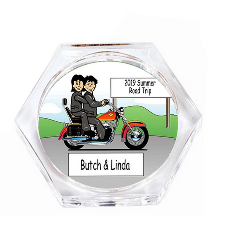 Ensemble de 4 sous-verres personnalisés, Oui