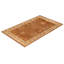 Tapis orange en laine noué à la main de conception unique 4 pi 7 po x 7 pi 5 po Hayner