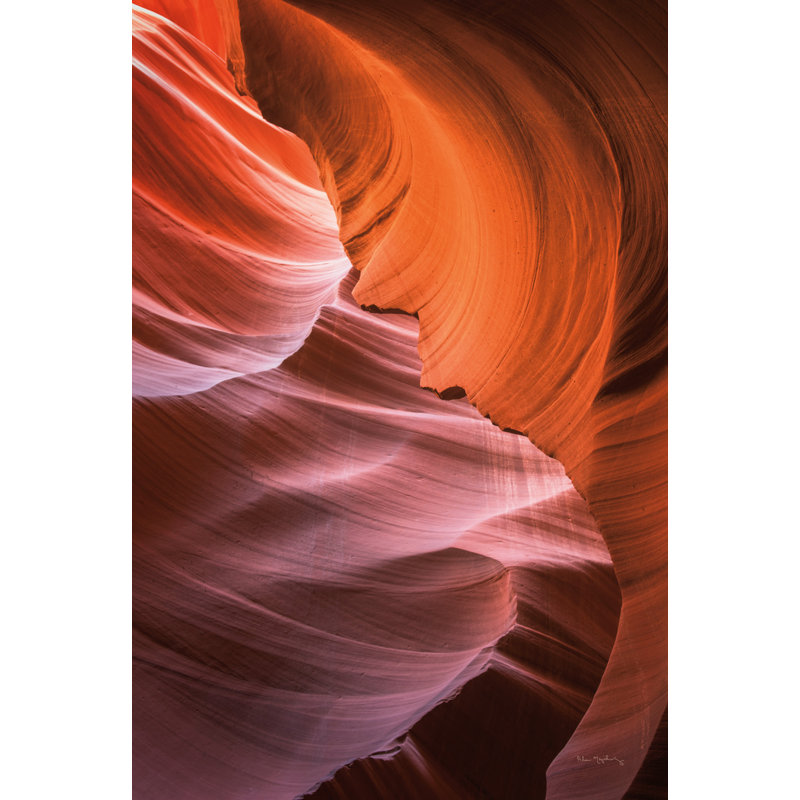 «Crack Canyon II» par Alan Majchrowicz - reproduction d'art sur toile tendue, H 18 po x l 12 po, Non, Toile tendue