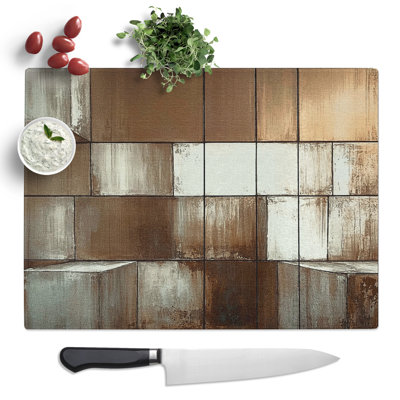 Metallic Pattern Vol.2  Glass Chopping Board