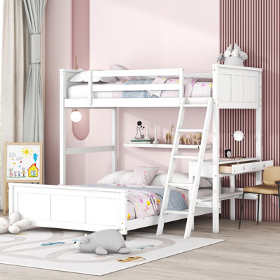Bunk Bed with Desk by Latitude Run