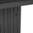 50,000 BTU Black Aluminum 52” Patio Fire Pit Table-1854632121