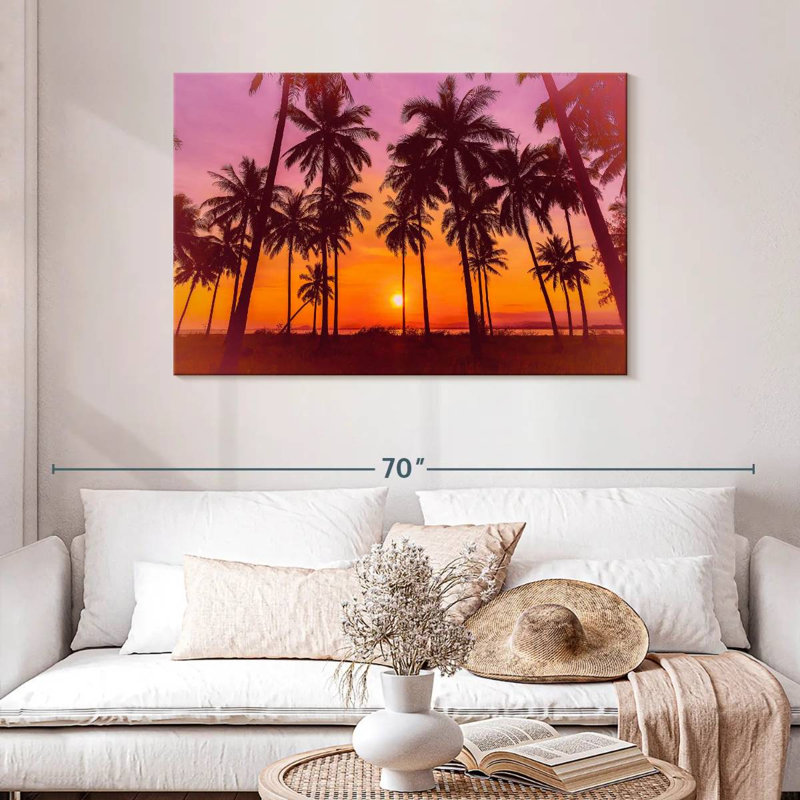 Gillard Sunset Silhouette, 30" H x 45" W