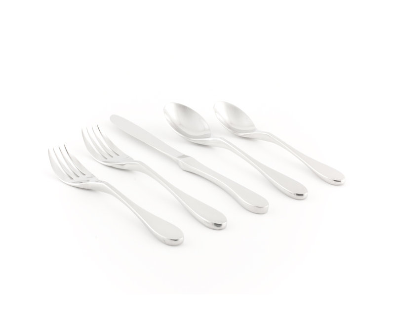 Ensemble de couverts de 20 articles pour quatre personnes, Brillant