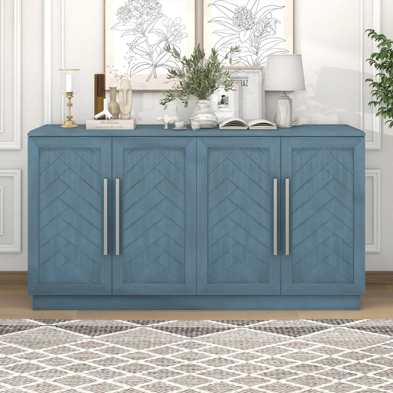Hayan 60.31'' Sideboard, Antique Blue