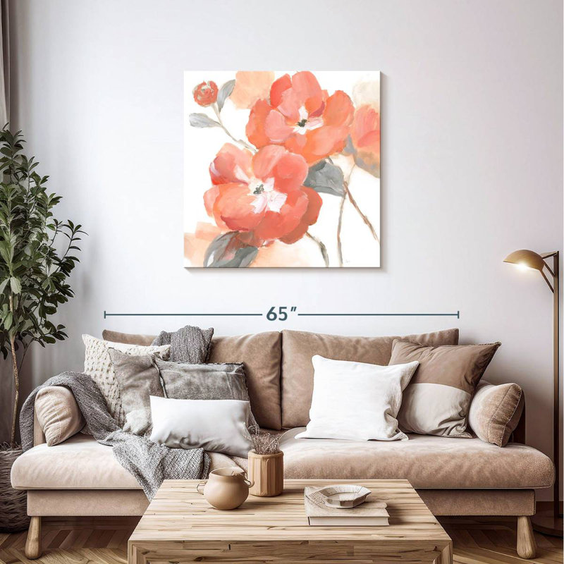 Harnek corail fantaisie II, H 36 po x l 36 po