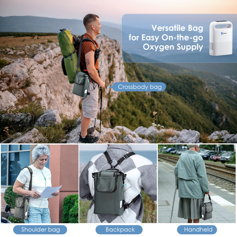 Ox-Machine 93% Concentracion Adjustable 1-5L with Oxygen-Tub