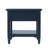 Pearce Modern Farmhouse Chairside End Table with Storage Shelf - Navy-344224216