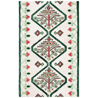 Hand Tufted Wool Southwestern Rug