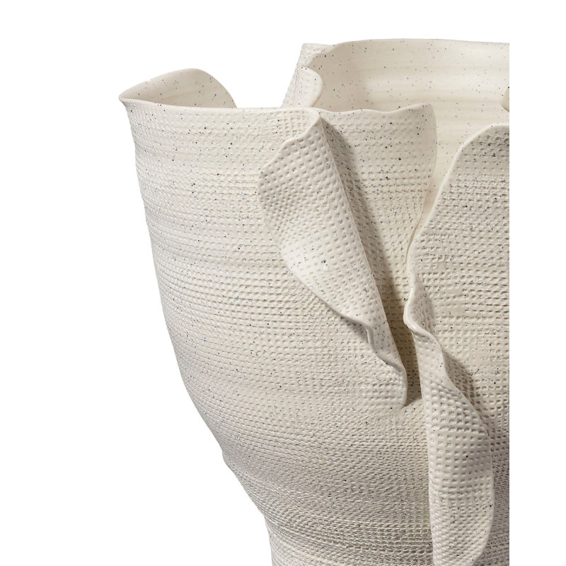 Torn Handmade Ceramic / Porcelain Table Vase