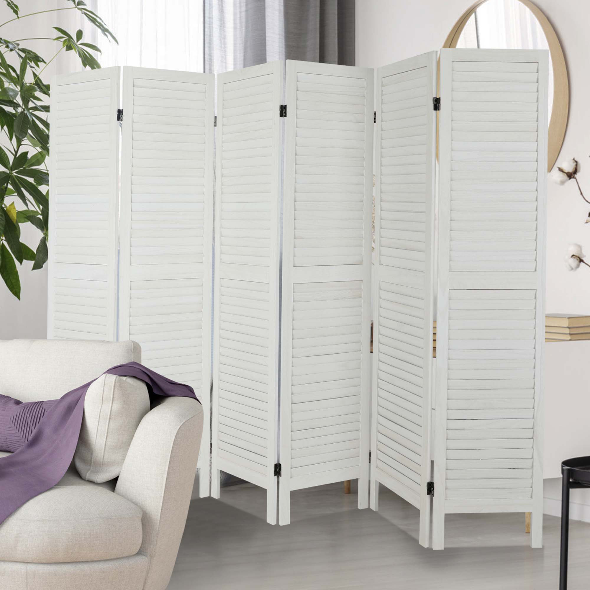 Dovecove Albertino 67'' H Solid Wood Folding Room Divider | Wayfair