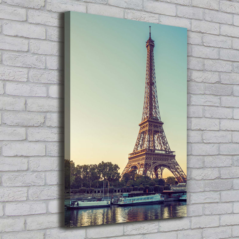 Eiffel Tower Paris - Wrapped Canvas Print