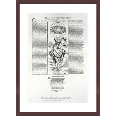 Illustration de la syphilis par Albrecht Dürer, impression giclée sur cadre