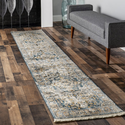 Tapis oriental brun clair / gris Wagner