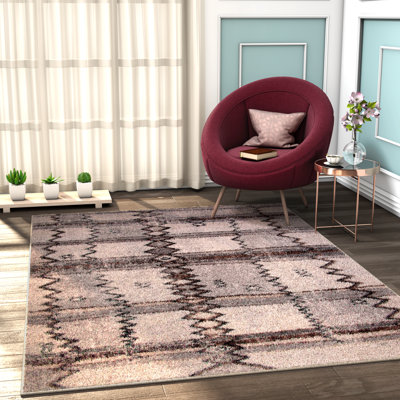 Tapis brun Carmona