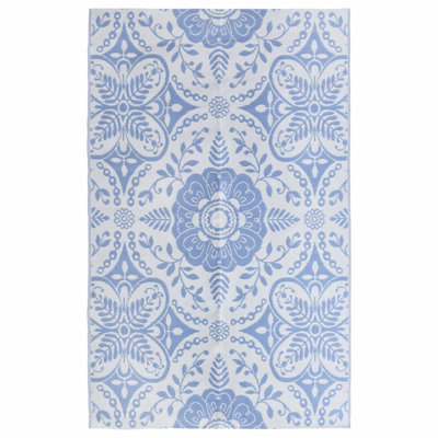 Bohn Double Layer Jacquard Indoor / Outdoor Area Rug