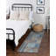 Tapis bleu contemporain Contemporary Harvest-598243165