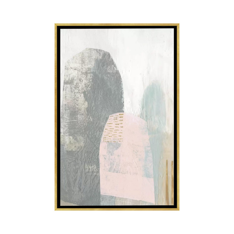 "Disposé II" par Jennifer Goldberger-impression, H 48 po x l 32 po x P 1,5 po, Toile encadrée d'or