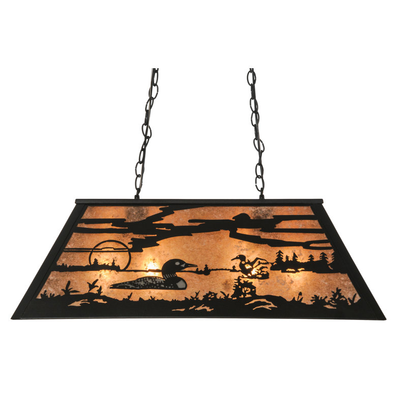 Loon 6 - Light Pendant, Beige/Black