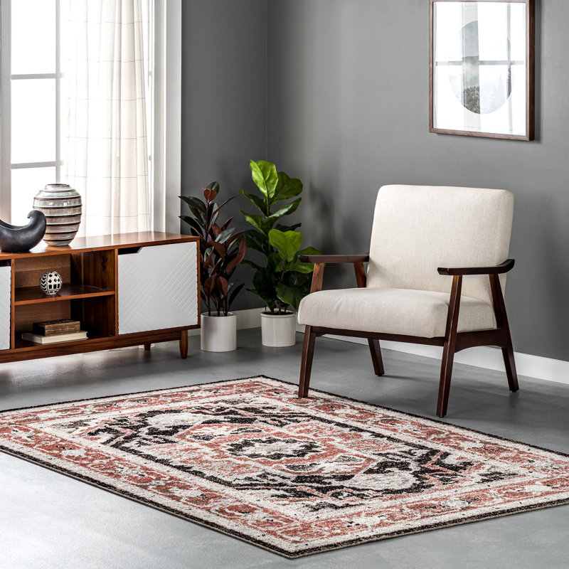 Oriental Indoor Rug, Rectangle 4' x 6'