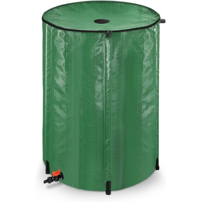 Regentonne 200 Liter Zusammenklappbar Grün 50 Gallone