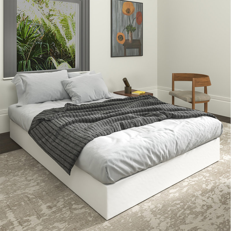 Sommier tapissier 9 pouces avec couvre-matelas en métal, assemblage facile, Profil haut (9 po), Très grand lit
