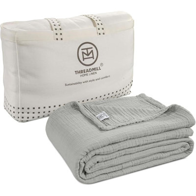 Threadmill 100% Cotton Muslin Blanket