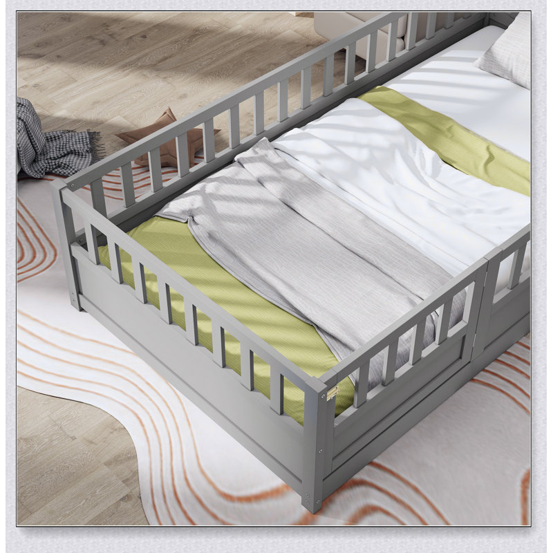 Grey Twin Bed