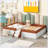 Floor Upholstered Kids Bed With Stairs-106588484-106588485