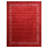 Hand Knotted Loom Silk Area Rugs - Red Colour-1229178834