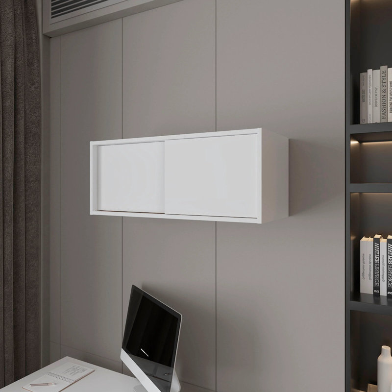 Floating Cabinet With Sliding Door
