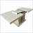 Travertine Pattern Extendable Rectangular Dining Table