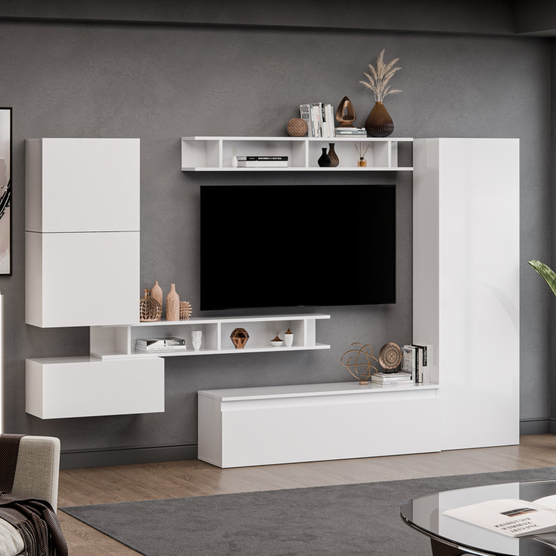 Vigo Entertainment Centre, White