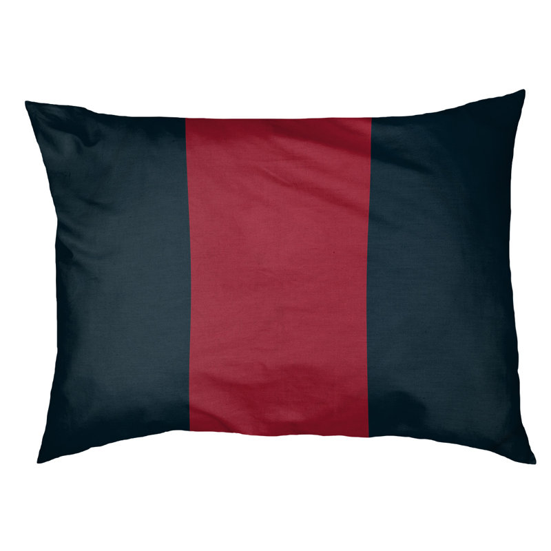 Coussin Arizona, Grand (l 50 po x P 40 po x H 7 po), Bleu/rouge