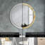 Huldar Glass Flat Wall Mirror