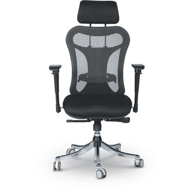 Chaise de travail ergonomique en filet